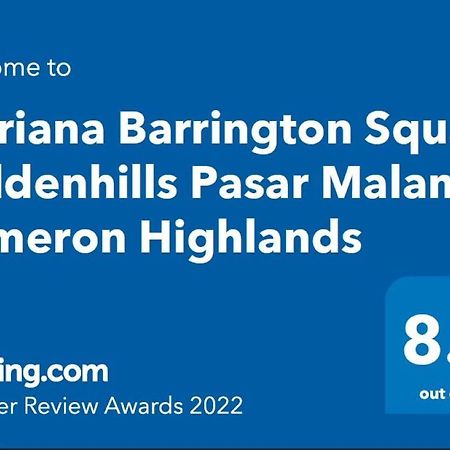 Mariana Barrington Square Goldenhills Pasar Malam Cameron Highlands Extérieur photo